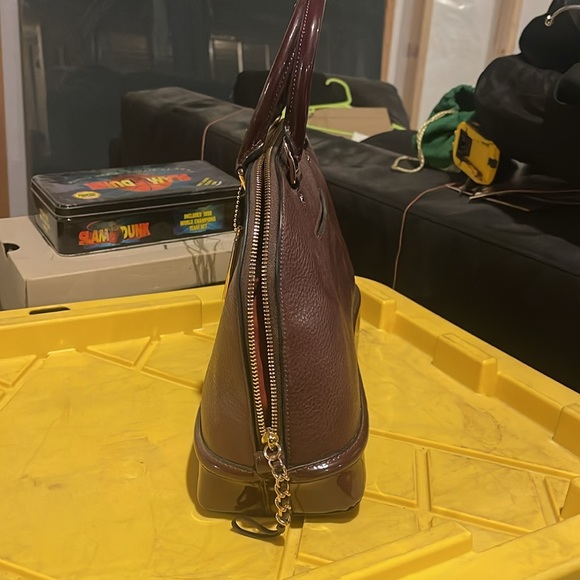 COACH SIERRA SATCHEL IN PEBBLE AND PATENT LEATHERS F54664 AND WALLET - Picture 4 of 13